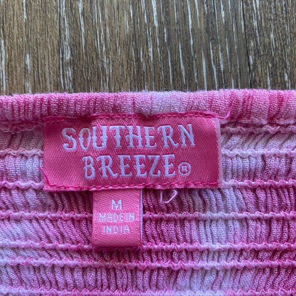 Southern Breeze Tie Dye Flowy Size M Maxi Dress - Picture 4 of 7